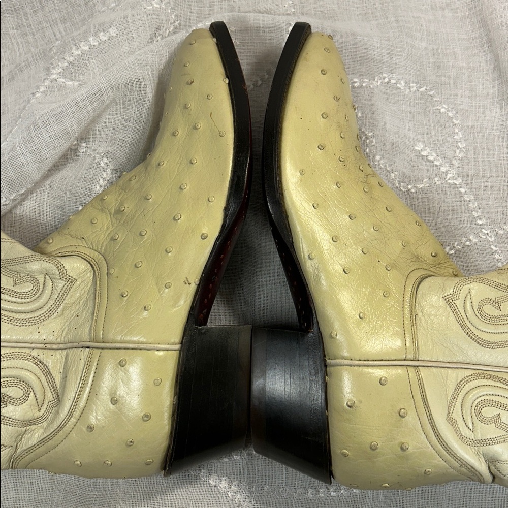 NWOT Durango ostrich cowboy boots handcrafted in Mexico - Picture 11 of 16